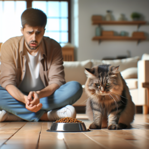 Lee más sobre el artículo ¿Qué hacer si un gato deja de comer?