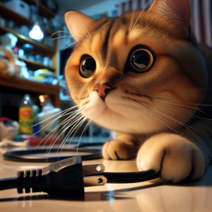 Lee más sobre el artículo ¿Por qué algunos gatos se sienten atraídos por los cables?