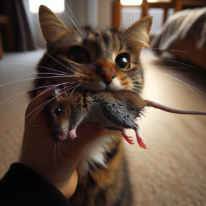 Lee más sobre el artículo ¿Qué significa cuando un gato te trae un “regalo” (como una presa muerta)?