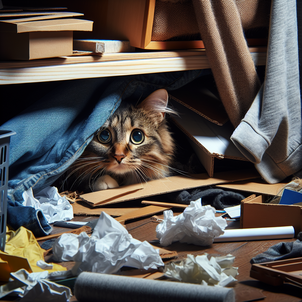 Lee más sobre el artículo ¿Por qué los gatos son tan buenos para esconderse cuando están asustados?