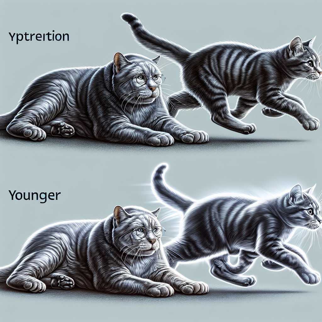 Lee más sobre el artículo ¿Cómo influye la edad de un gato en su nivel de actividad?