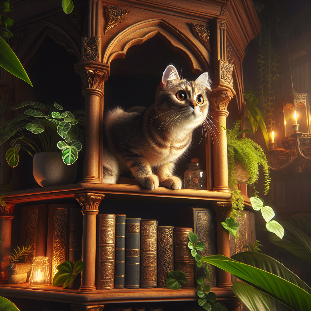 Lee más sobre el artículo ¿Por qué algunos gatos prefieren estar en lugares elevados, como estantes o muebles altos?