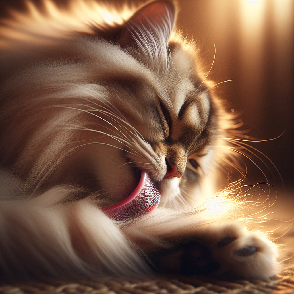 Lee más sobre el artículo ¿Qué significa cuando un gato se acicala en exceso?