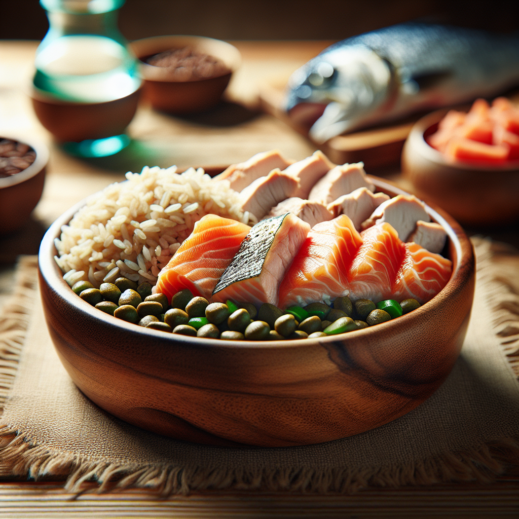 Lee más sobre el artículo Alimentos beneficiosos para la salud de un gato: pescado, pollo, arroz integral.