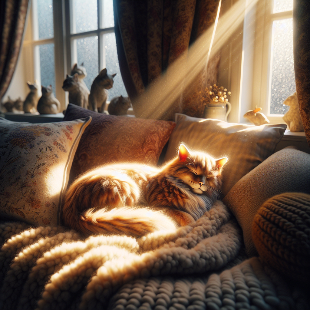 En este momento estás viendo ¿Por qué los gatos prefieren ciertos lugares para dormir?