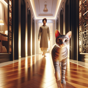 Lee más sobre el artículo ¿Qué significa que un gato me siga por la casa constantemente?