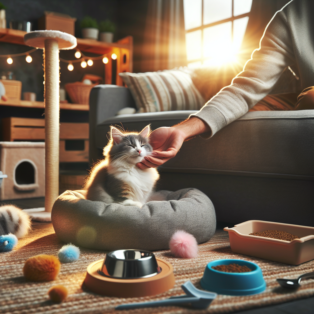 En este momento estás viendo ¿Cuáles son los cuidados básicos para un gato recién adoptado en casa?