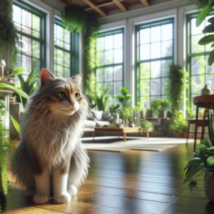 Lee más sobre el artículo ¿Cómo el ambiente afecta el comportamiento y bienestar de los gatos en casa?