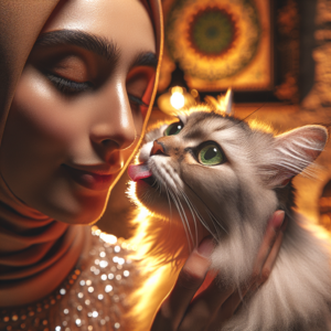 Lee más sobre el artículo ¿Qué significa que un gato te lama la cara o manos constantemente?