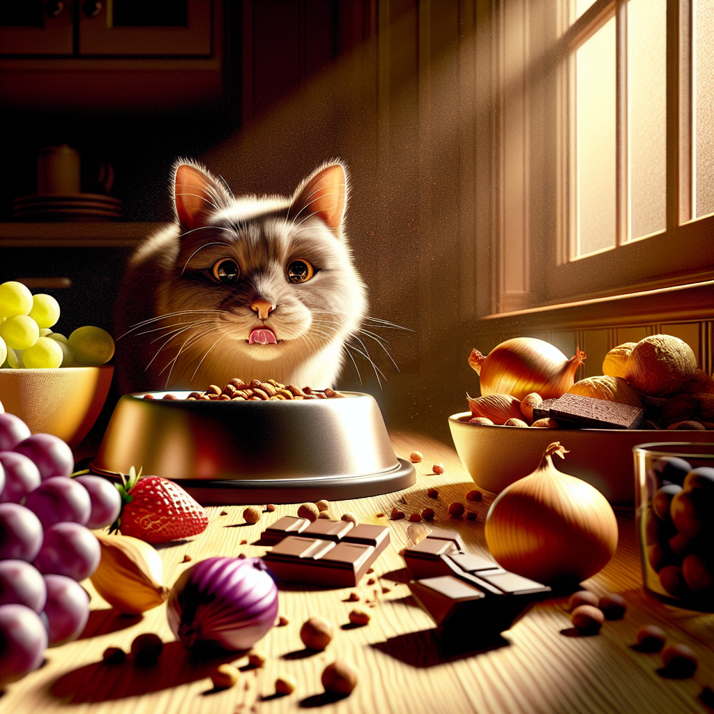 En este momento estás viendo ¿Qué alimentos son tóxicos para gatos y deben evitarse siempre?