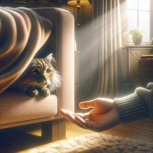 Lee más sobre el artículo ¿Cómo calmar a un gato asustado o nervioso en casa rápida?