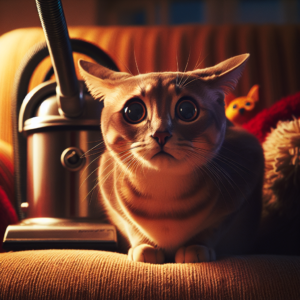 Lee más sobre el artículo ¿Por qué algunos gatos temen objetos o sonidos de manera irracional y excesiva?