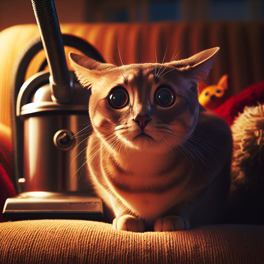 En este momento estás viendo ¿Por qué algunos gatos temen objetos o sonidos de manera irracional y excesiva?