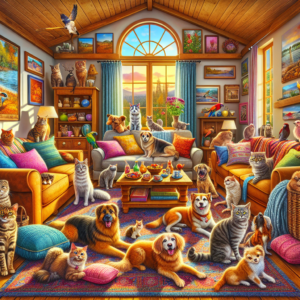 Lee más sobre el artículo ¿Pueden gatos vivir con múltiples mascotas en armonía en un hogar?