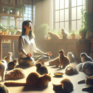 Lee más sobre el artículo ¿Cómo los gatos ayudan a reducir estrés y ansiedad en humanos naturalmente?