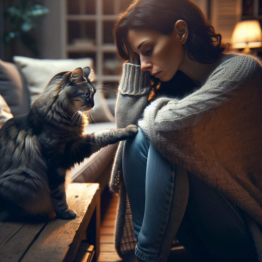 Lee más sobre el artículo ¿Los gatos detectan la tristeza y el estrés de sus dueños habitualmente?