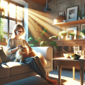 Lee más sobre el artículo ¿Cuáles son los beneficios de tener un gato si vives solo en casa?